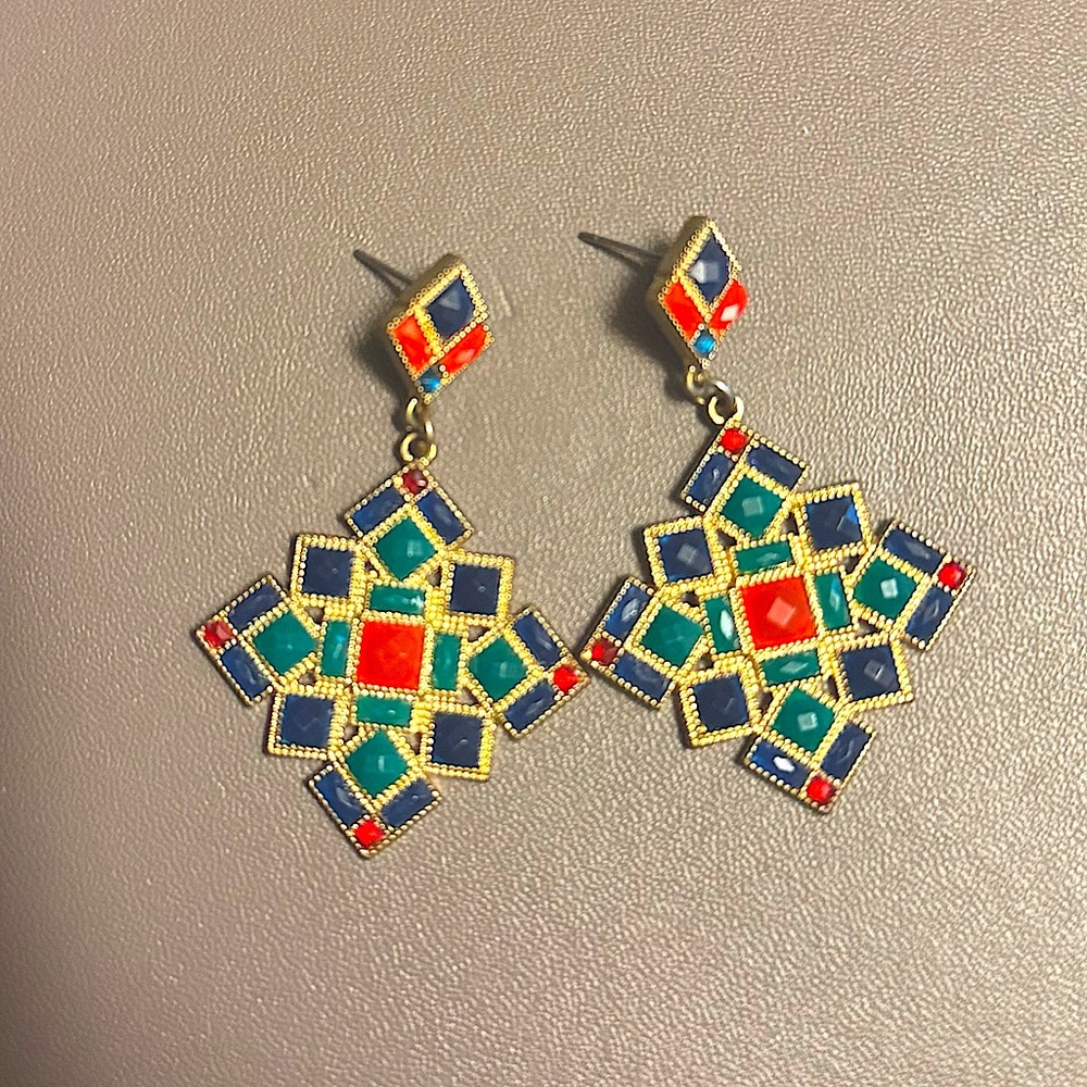 Statement Multicolor Earrings